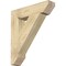 Ekena Millwork Traditional Slat Rough Sawn Bracket, Douglas Fir, 6"W x 28"D x 32"H BKT06X28X32TRA06RDF - alternate 1